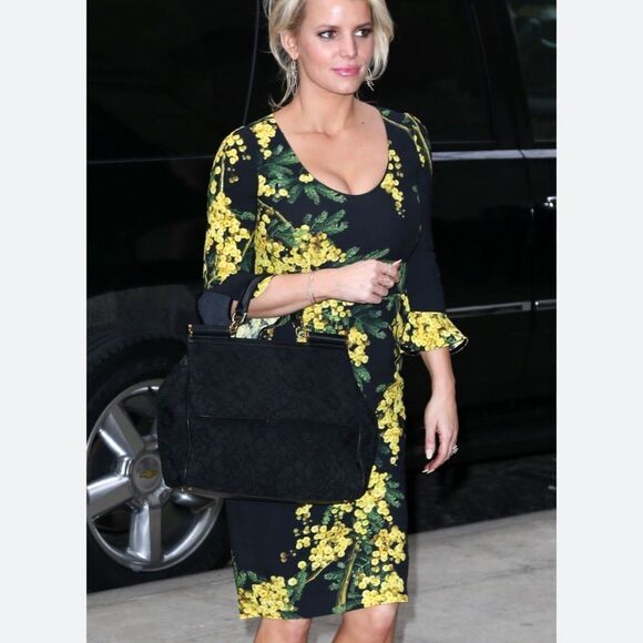 NWOT Dolce&gabbana mimosa print dress - Picture 3 of 7